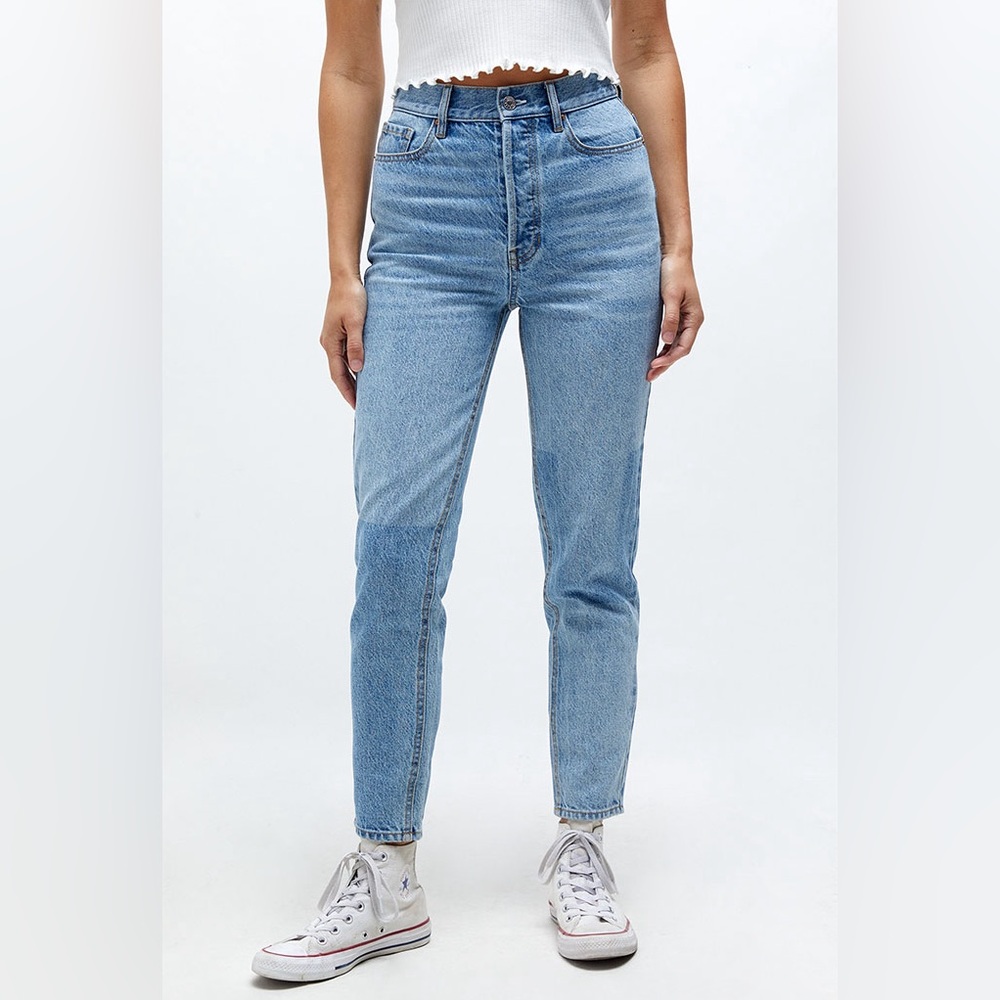 PacSun Eco Light Blue Paneled Ultra High Waisted Slim Fit Jeans 💙
